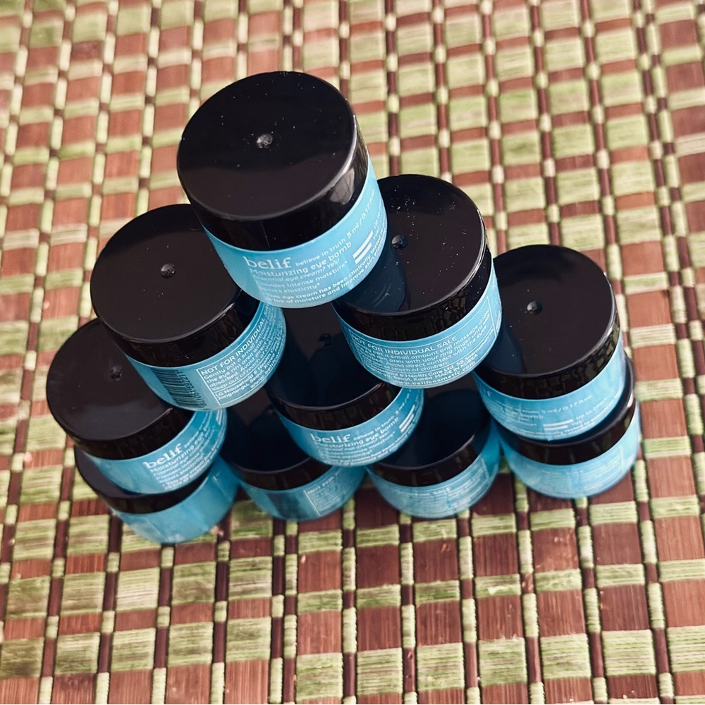 Lot of x10 New Belif Korean eye cream moisturizer travel size 0.17 oz each - Picture 2 of 3